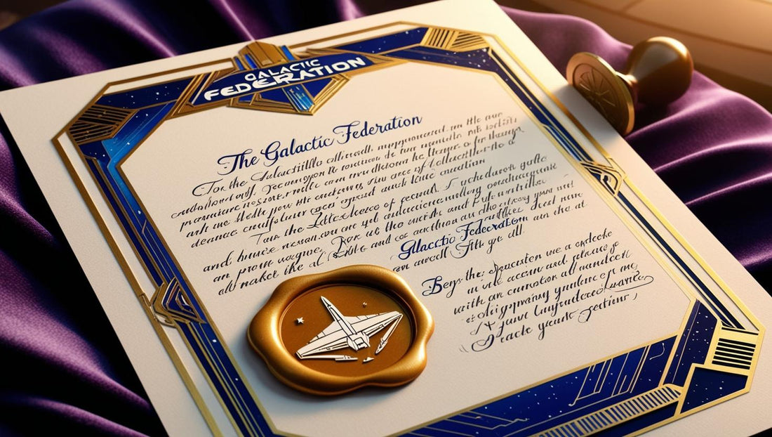 Letter To the Galactic Federation