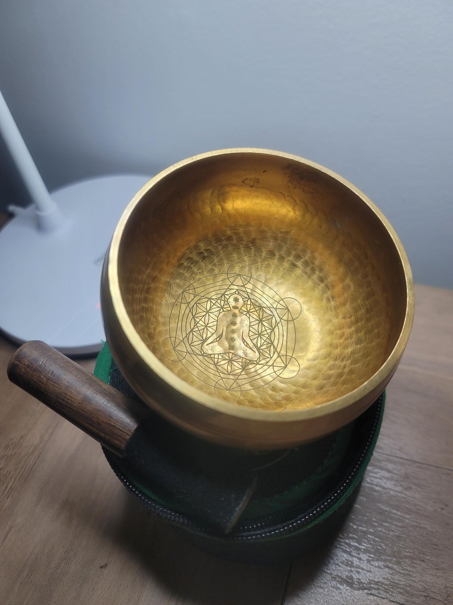 Tibetan Singing Bowl - Chakra Design 4 Inch Hand Made Authentic