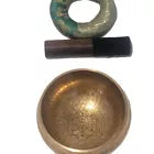 Tibetan Singing Bowl - Chakra Design 4 Inch Hand Made Authentic